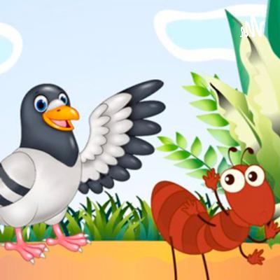 Cuento "La hormiga y la paloma"