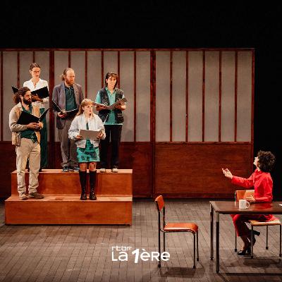 Gabriel Sparti et Laure Valentinelli pour "Menace chorale" au Théâtre Les Tanneurs