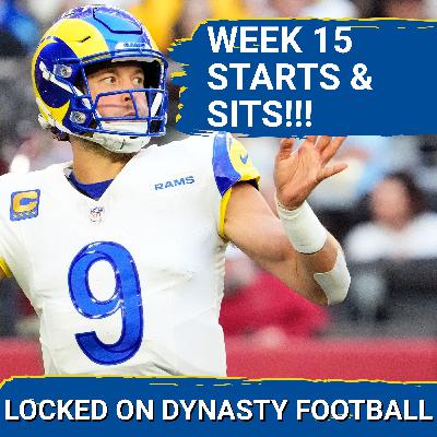 Top STARTS & SITS Ahead of Week 15 | Jared Goff or Matthew Stafford??? Top STARTS & SITS Ahead of Week 15 | Jared Goff or Matthew Stafford???