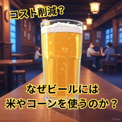 ビールの隠れた主役たち～米、コーン、デンプンの秘密～