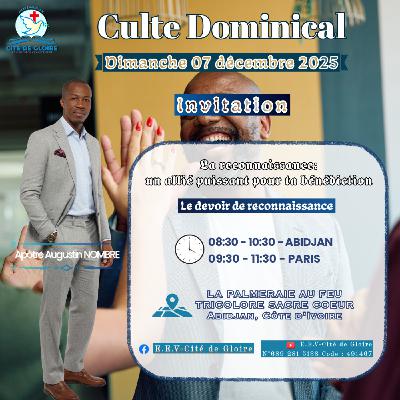 EECG - Le devoir de reconnaissance - Apôtre Augustin NOMBRE EECG - Le devoir de reconnaissance - Apôtre Augustin NOMBRE