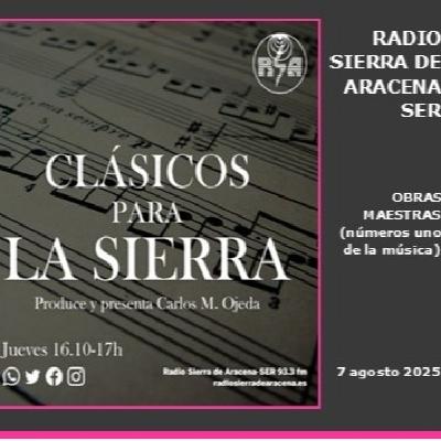 J 7/8/25 - CLÁSICOS PARA LA SIERRA nº 649 - “Obras maestras"