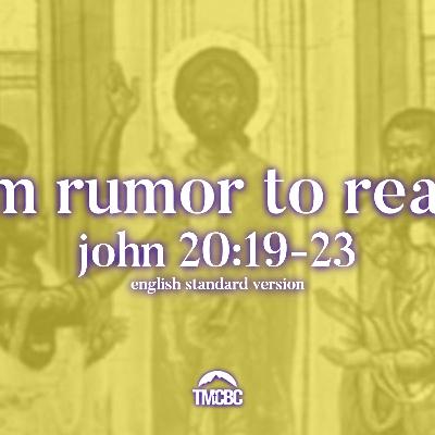 From Rumor to Reality | #withinUS From Rumor to Reality | #withinUS