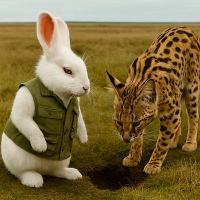 E-PILOT 草原上的長腿雷達—藪貓（Serval）