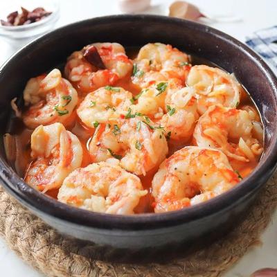 Gambas al ajillo. Mariscos Capitulo 1