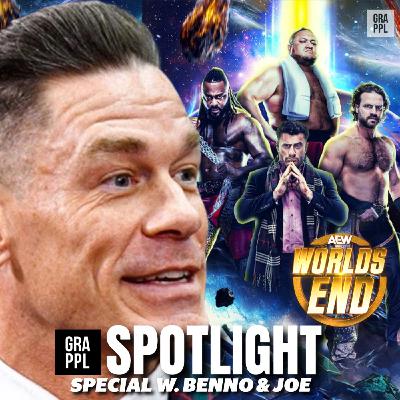 Spotlight - AEW Worlds End Preview w. Benno & Joe (John Cena Cody Rhodes interview, NJPW Wrestle Kingdom, AAA, CM Punk)