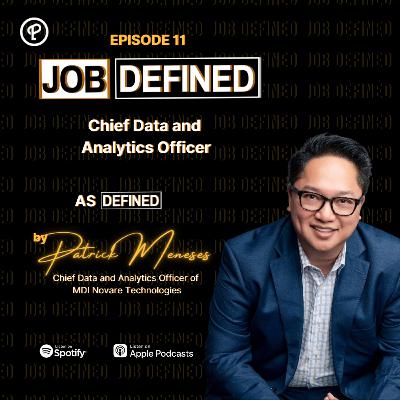 Episode 11: Chief Data and Analytics Officer — Job Defined by Patrick Meneses (MDI Novare Technologies)