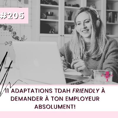 E205- 11 adaptations TDAH friendly à demander à ton employeur absolument!