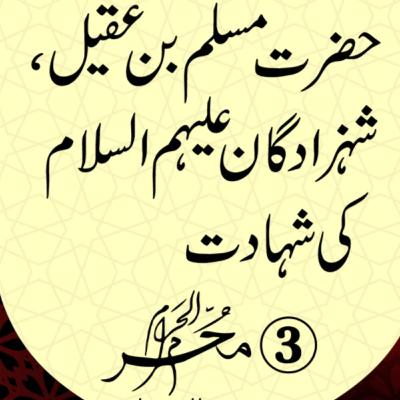3rd Muharram Hazrat Muslim Bin Aqeel