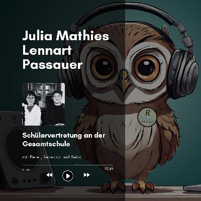 Julia Mathies und Lennart Passauer: Schülervertretung an der Gesamtschule