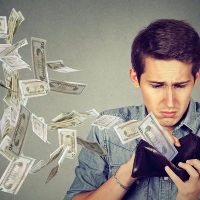 Money on the mind. Paying off debt.