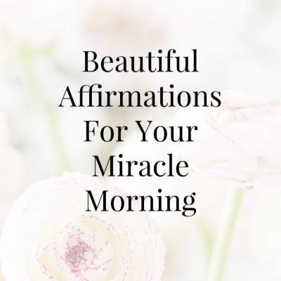 Morning 🌄 affermation