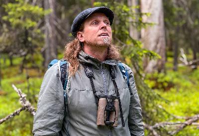 Naturpodden: Sebastian Kirppu visar en riktig skog