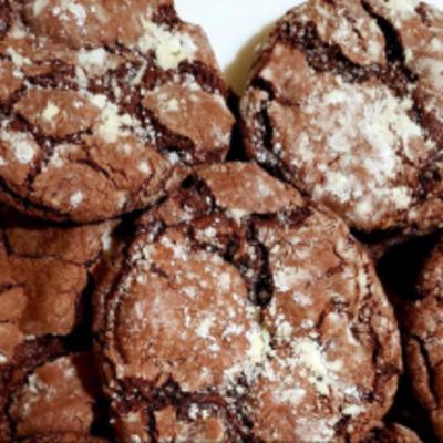fancy double chocolate chip cookies