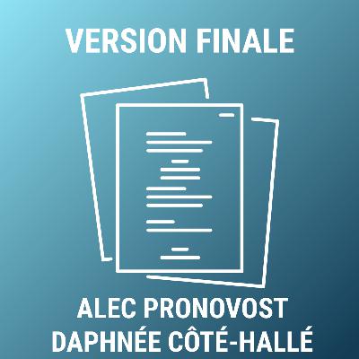 VF - Alec Pronovost et Daphnée Côté-Hallé (Le Killing) VF - Alec Pronovost et Daphnée Côté-Hallé (Le Killing)
