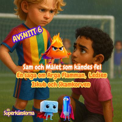 Sam och Målet som kändes fel - En saga om Arga Flamman, Ledsen Iskub och Skamkorven