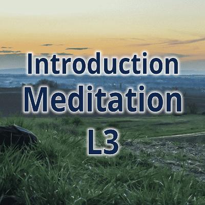 Meditation Practice: Level 3 - Week 3