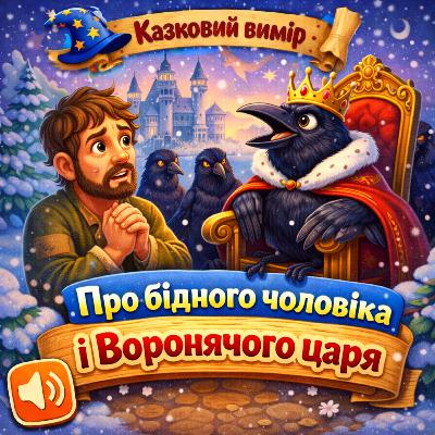 Про бідного чоловіка і воронячого царя