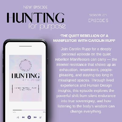 #255 'The Quiet Rebellion of a Manifestor' with Carolin Rupp #255 'The Quiet Rebellion of a Manifestor' with Carolin Rupp