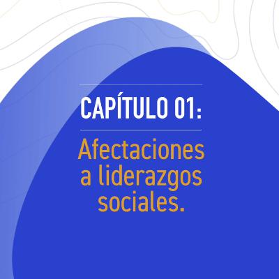 Afectaciones a liderazgos sociales
