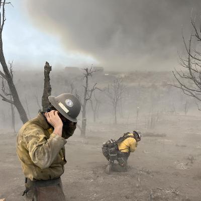 Post-fire crew assesses flood risk at the Deer Creek burn scar Post-fire crew assesses flood risk at the Deer Creek burn scar