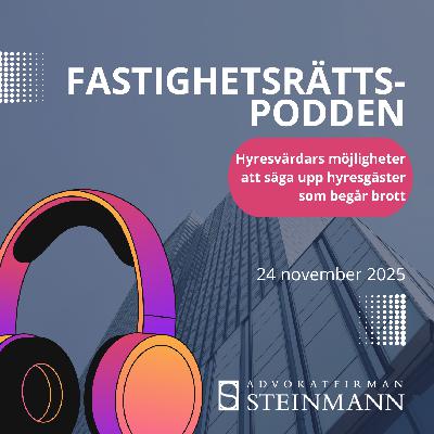 Hyresvärdars möjligheter att säga upp hyresgäster som begår brott.