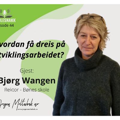 SS 44: Hvordan få dreis på utviklingsarbeidet? Med Bjørg Wangen - Bønes skole.