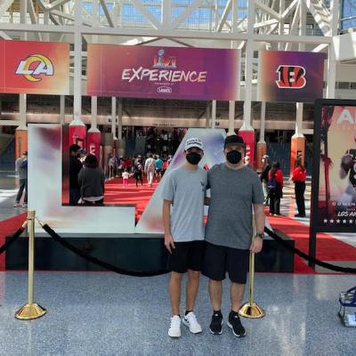 Super Bowl LVI Preview and Predictions, Dom and Chris visit the NFL Super Bowl Experience, and NBA Trade Deadline Rumors