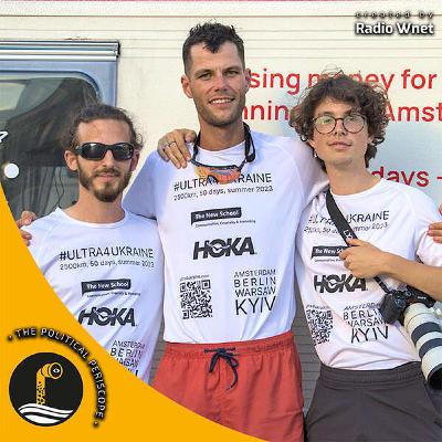 Boas Kragtwijk is running 2500 km from Amsterdam to Kyiv to raise money for Ukraine
