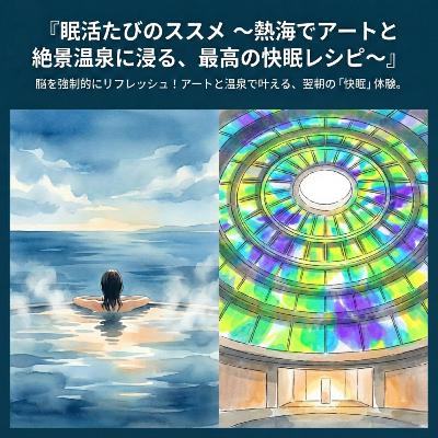 【28】眠活たびのススメ〜眠活✖️アート＆スパ〜