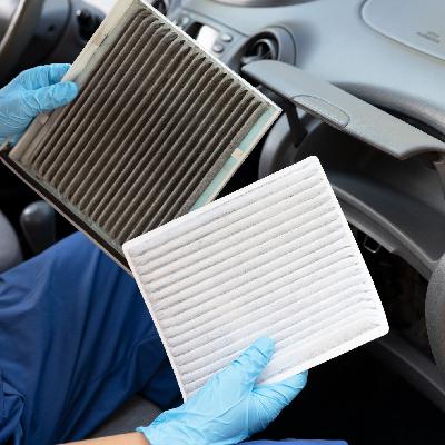 Adding the right amount of fluid, clean cabin filters