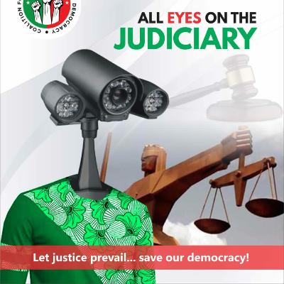 Nigerians raise all eyes on the judicial billboards