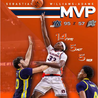 5.4 Auburn Defeats the Warriors of Merrimack 95-57