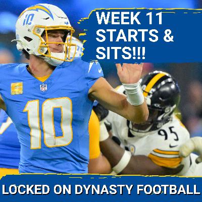 Week 11 STARTS & SITS | Should Fantasy Owners RISK Benching Justin Herbert?