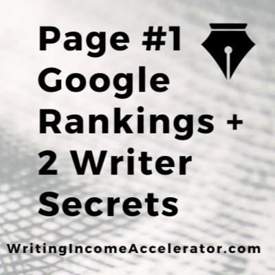 S2E5: My Page #1 Google Rankings + Other Freelance Writing Secrets