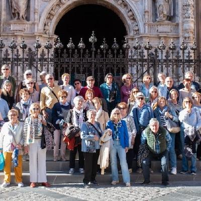 Los mayores de Herrera de los Navarros visitan Calatayud