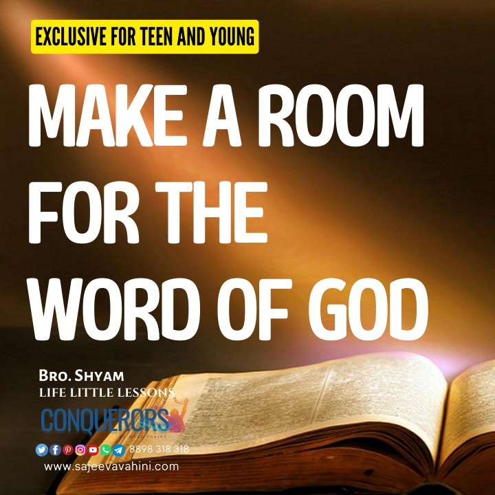 Make room for Word In your Heart