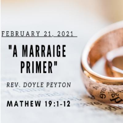 A Marriage Primer: 10 Undeniable Truths by Doyle Peyton