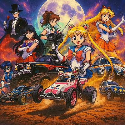The Sailor Scouts and their R/C Cars, Buggies, and Trucks