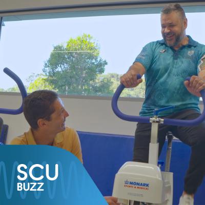 Yarning about physio at Southern Cross University