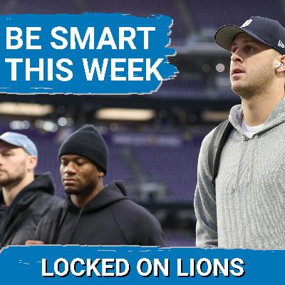 BENCH TALK: Should Lions PRIORITIZE Health Over Bears Spoiler Role? Jared Goff & Amon-Ra St. Brown
