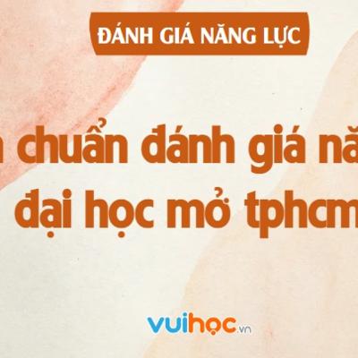 Diem chuan danh gia nang luc dai hoc mo tphcm