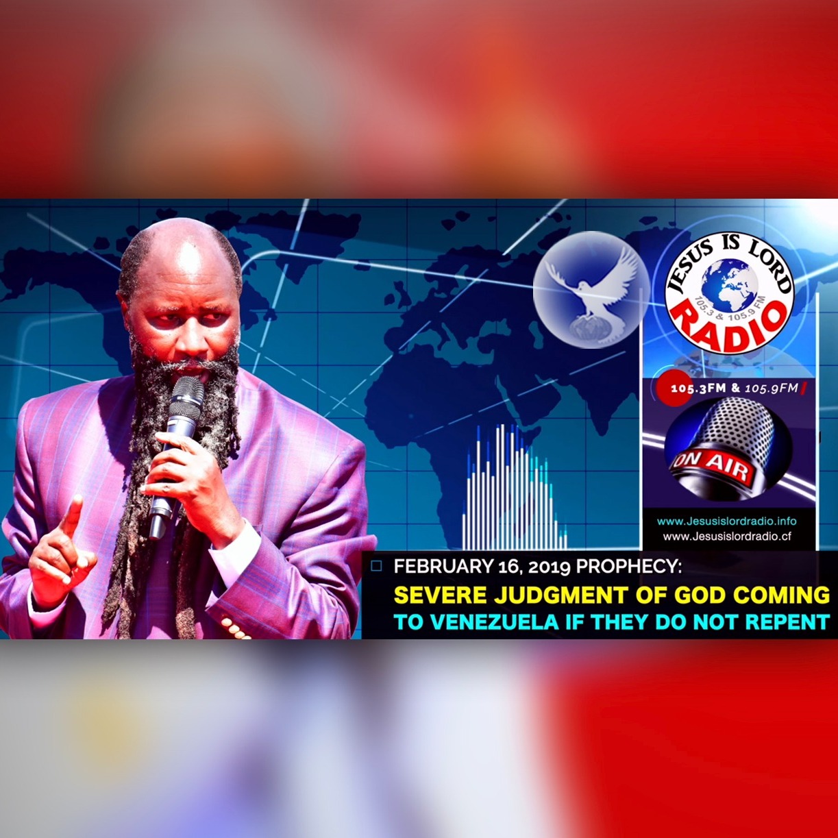 EPISODE 325 - 16FEB2019 - PROPHECY OF SEVERE JUDGMENT OF GOD COMING TO VENEZUELA IF THEY DO NOT REPENT - PROPHET DR. OWUOR episode artwork