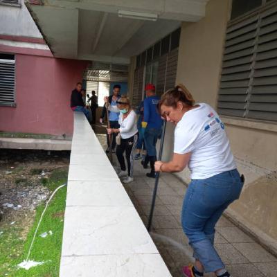 Jornada de higienización masiva en Hospital Clínico Quirúrgico de Villa Clara