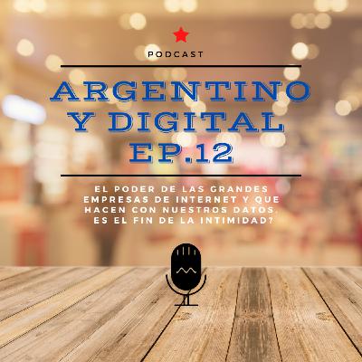 EP.12 Nuestros Datos en manos de las grandes empresas de internet, la lucha de la protección de la intimidad EP.12 Nuestros Datos en manos de las grandes empresas de internet, la lucha de la protección de la intimidad