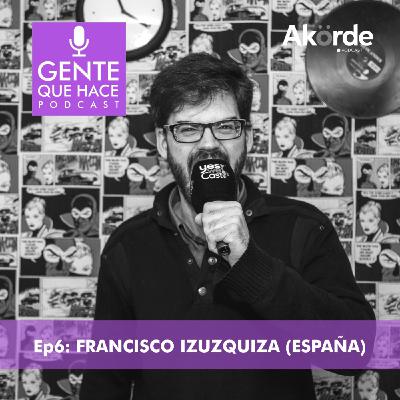 Francisco Izuzquiza y su cuaderno de podcasting Francisco Izuzquiza y su cuaderno de podcasting