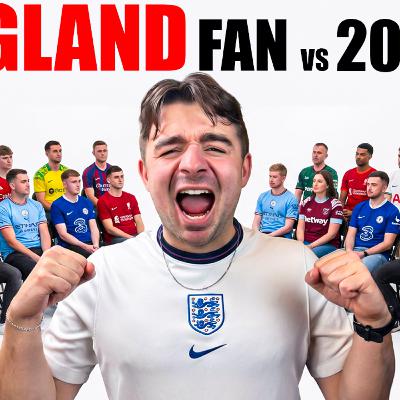 1 England Fan v 20 Football Fans