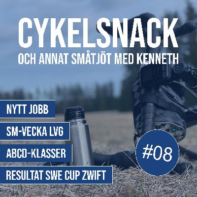 08. Nytt jobb, SM-vecka, ABCD-klasser och Resultat i SWE Cup - Cykelsnack 08. Nytt jobb, SM-vecka, ABCD-klasser och Resultat i SWE Cup - Cykelsnack