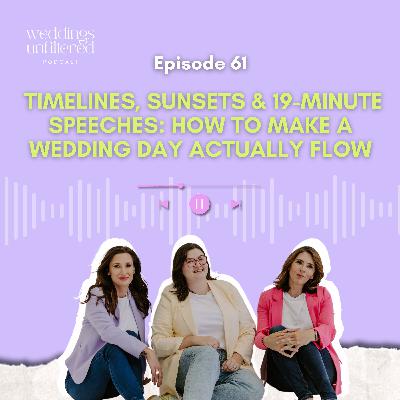 Timelines, Sunsets & 19-Minute Speeches: How to Make a Wedding Day Actually Flow