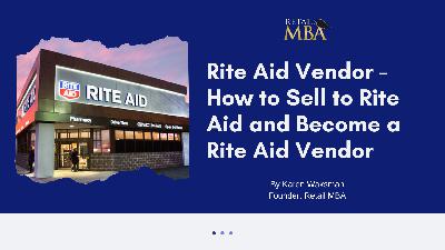 Rite Aid Vendor - How to Sell to Rite Aid and Become a Rite Aid Vendor Rite Aid Vendor - How to Sell to Rite Aid and Become a Rite Aid Vendor